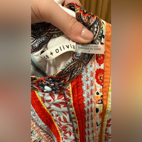 Alice + Olivia Raya Floral Mini Dress - Picture 10 of 10